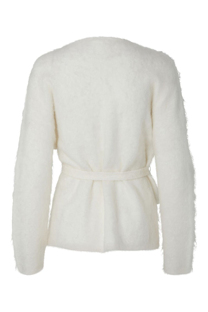 YAS - Yastilde Ls Belt Knit Cardigan - 5137941 Star White