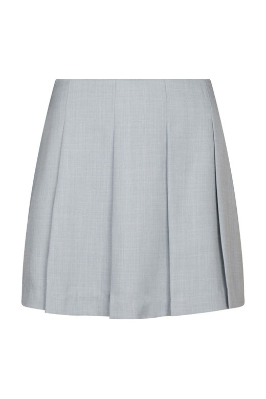 Yellow Lane - Lane Mini Skorts 165303 - 133 - Grey Melange Shorts 