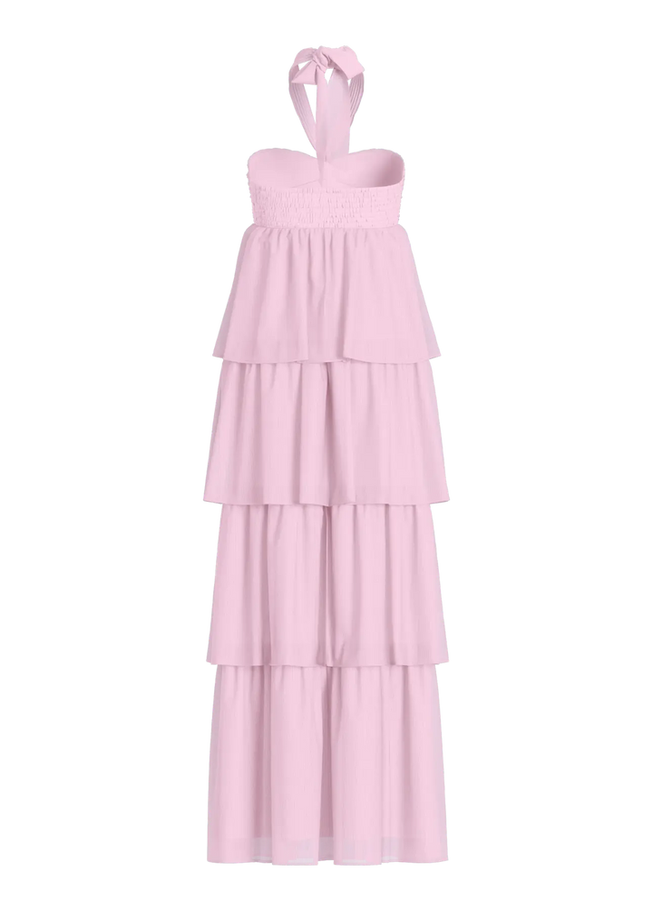 Vila - Vilea Halterneck Layered Dress/Dc/Ka - 5005144 Cherry Blossom